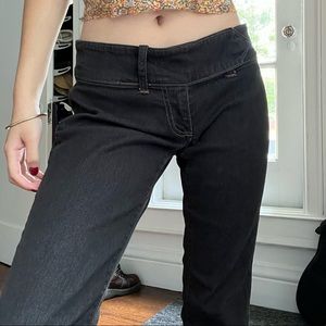 vintage belt black jeans